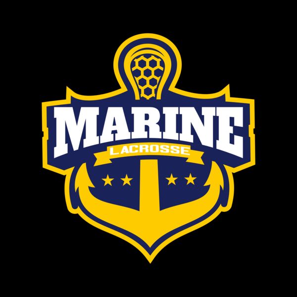 Marine Lacrosse Logo Template Thumbnail