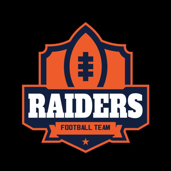 Raiders Football Team logo template Thumbnail